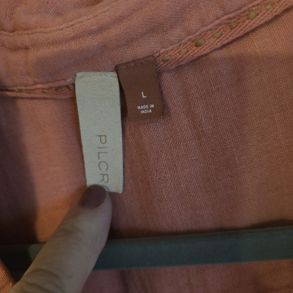 Pilcro Coral Blouse Anthropologie